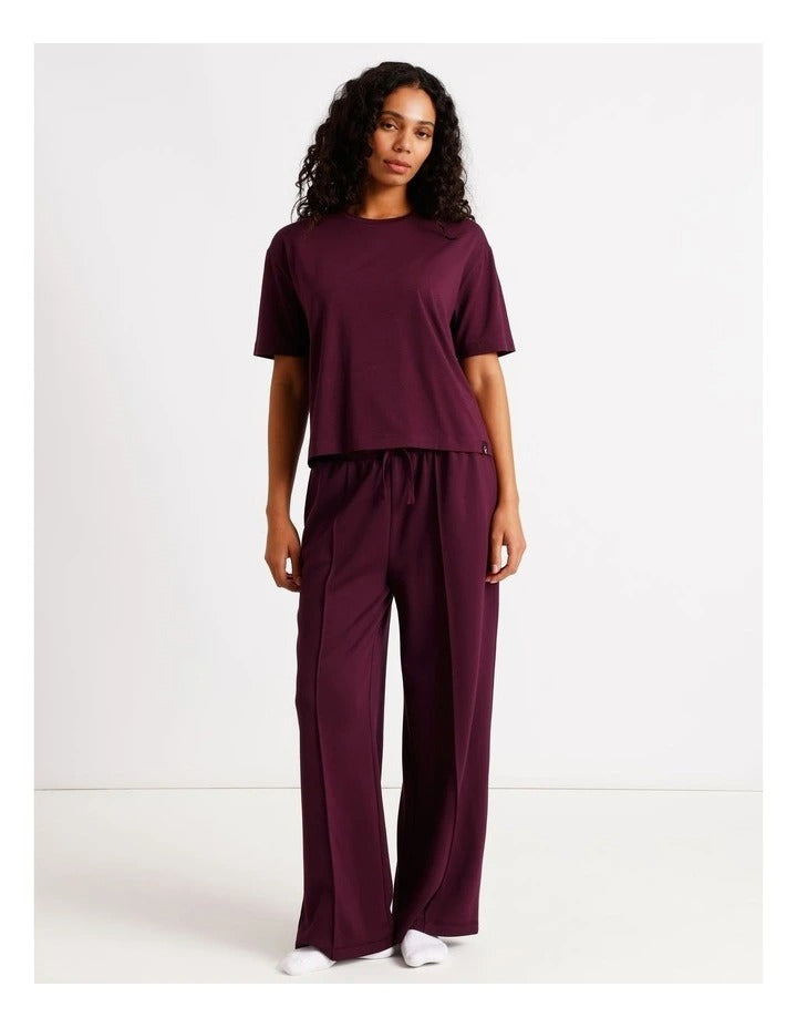Chloe & Lola Boyfriend Lounge T-Shirt, oversized relaxed fit, 100% modal, round neck, exclusive to Myer