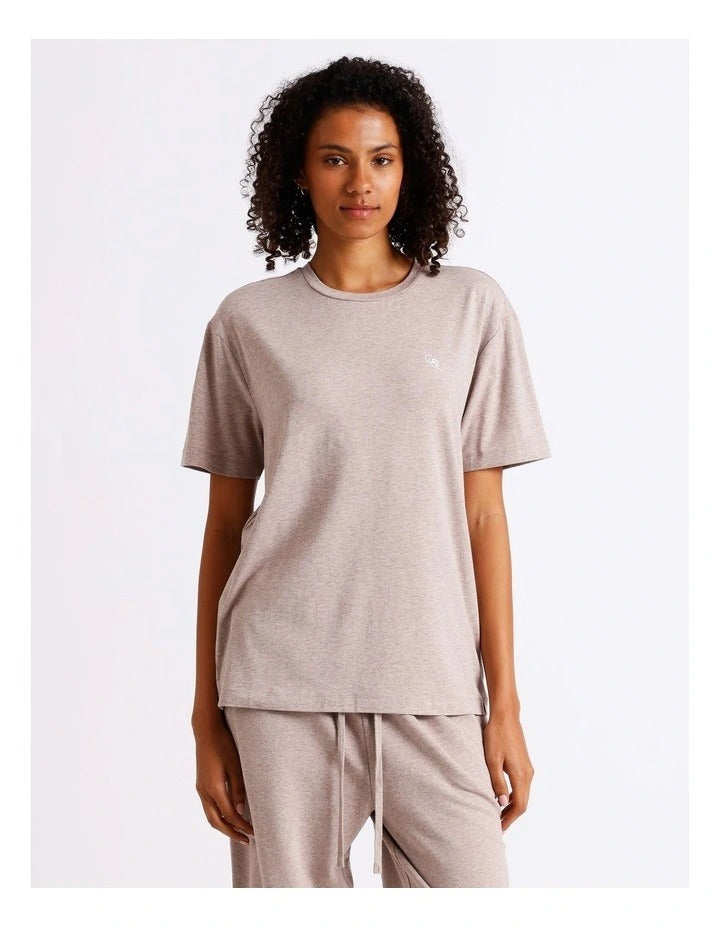 Chloe & Lola women’s cotton relaxed boxy tee with round neck – exclusive to Myer