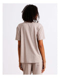Chloe & Lola women’s cotton relaxed boxy tee with round neck – exclusive to Myer