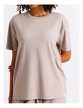Chloe & Lola women’s cotton relaxed boxy tee with round neck – exclusive to Myer