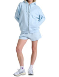 Athletic style Champion quarter zip sweater in blue