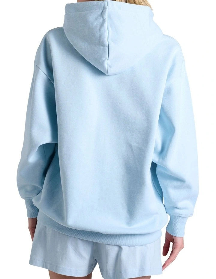 Athletic style Champion quarter zip sweater in blue