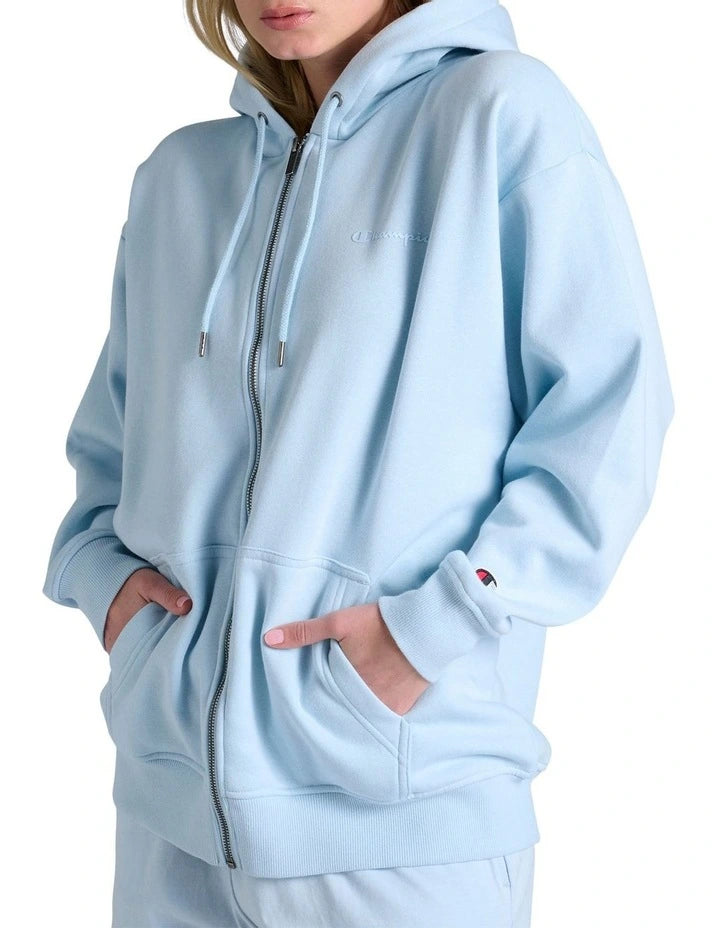 Athletic style Champion quarter zip sweater in blue