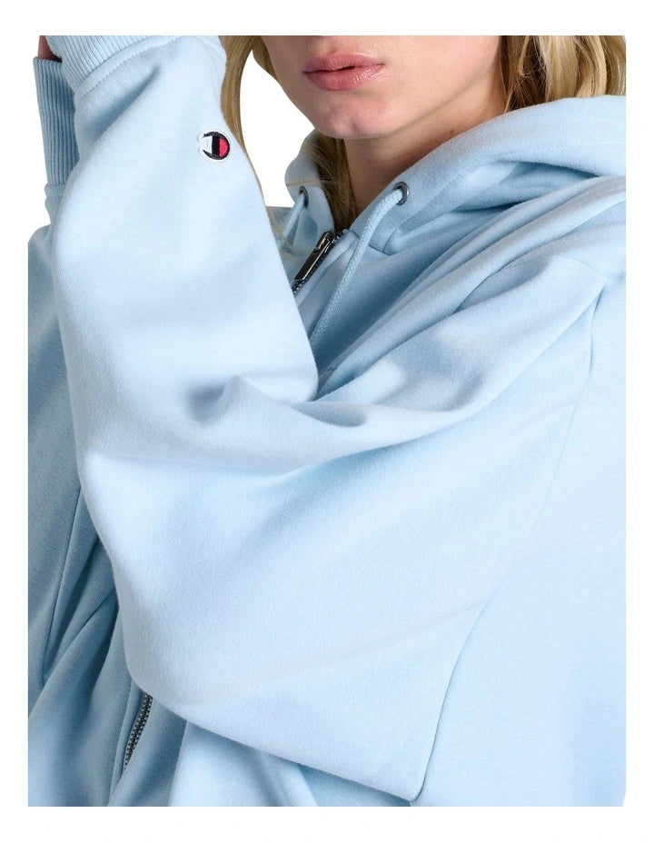 Athletic style Champion quarter zip sweater in blue