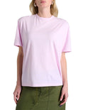 Casual women’s Champion script tee in pink