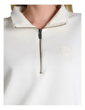 PUMA Rochester Base Quarter Zip Sweater Cotton Polyester Elastane Funnel Neck Relaxed Fit