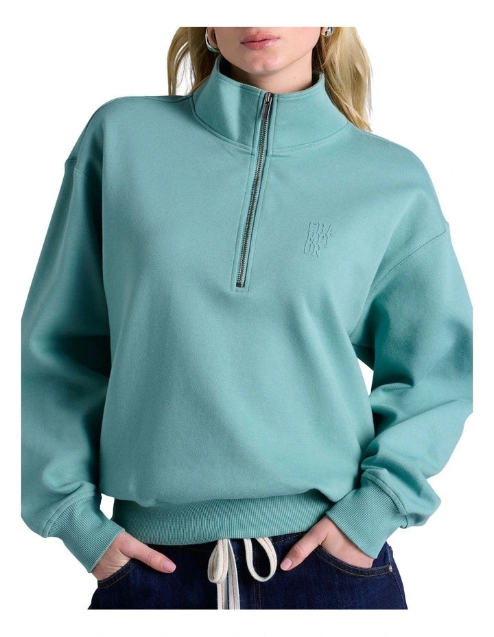 Blue Champion quarter zip sweater casual wear