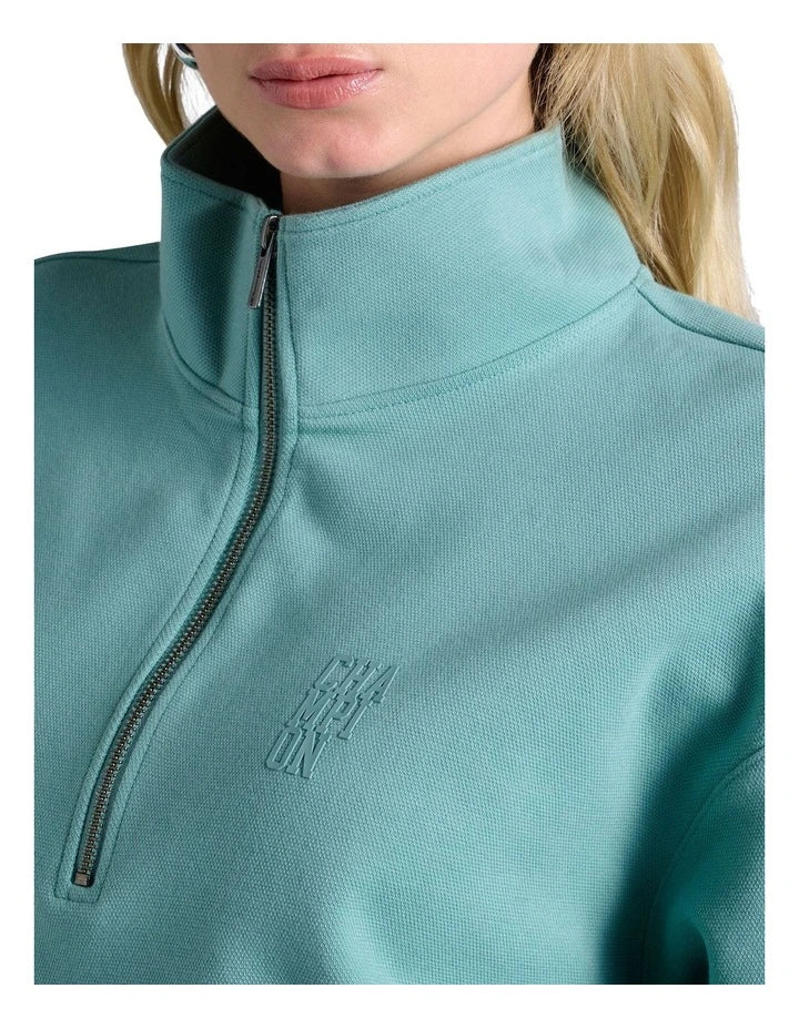 Blue Champion quarter zip sweater casual wear