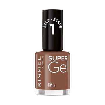 Rimmel Super Gel Nail Polish 052 Camo 12ml earthy green shade