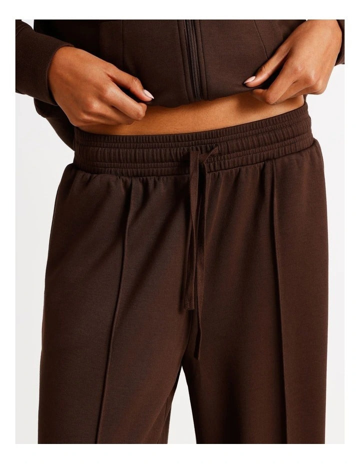 Chloe & Lola women’s loungewear pintuck scuba pants with relaxed fit – exclusive to Myer