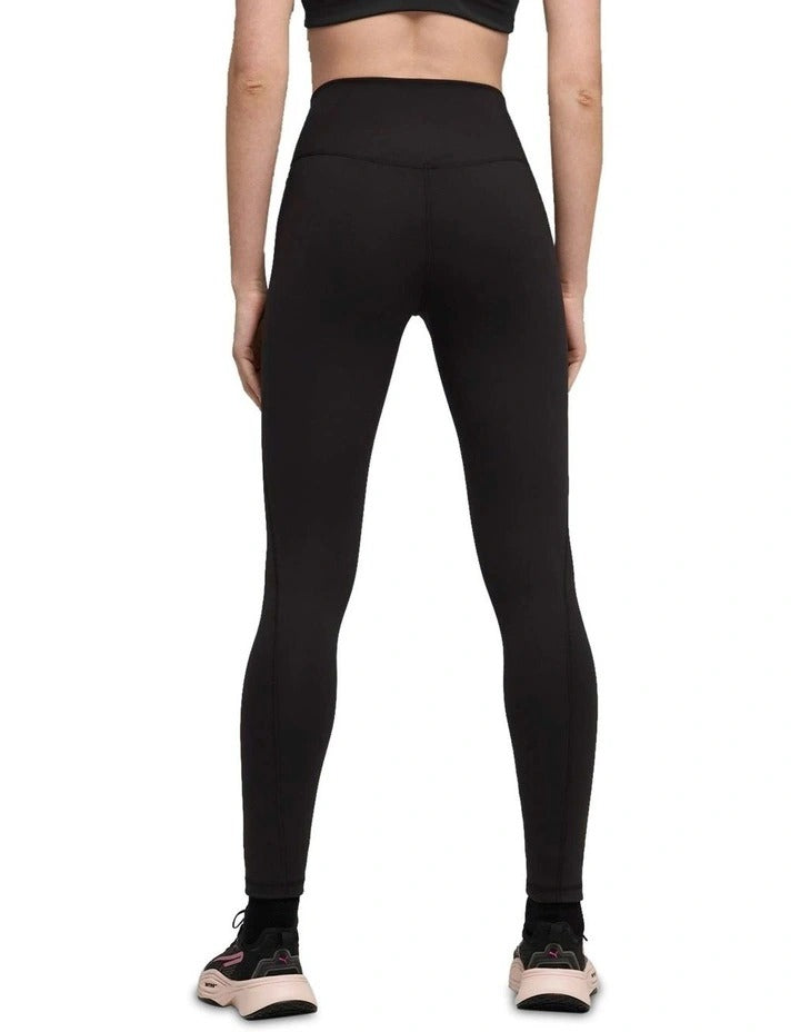 Puma Cloudspun High Waist Full Length Tight in recycled polyester blend, soft stretch workout leggings with high-rise fit and side pocket