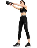 Puma High Waist Full Strong Tights for Women in Black with Branded Waistband