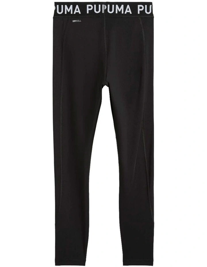 Puma High Waist Full Strong Tights for Women in Black with Branded Waistband