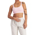 Move Seamless Bralette with adjustable straps, removable cups, and moisture-wicking nylon fabric for medium support and comfort