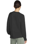 Skechers Skechluxe Elevate Crewneck in Black – Women’s premium crewneck jumper with soft fabric, modern fit, and versatile everyday style