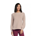 Skechers Skechluxe Elevate Crewneck Jumper in Light Taupe front view