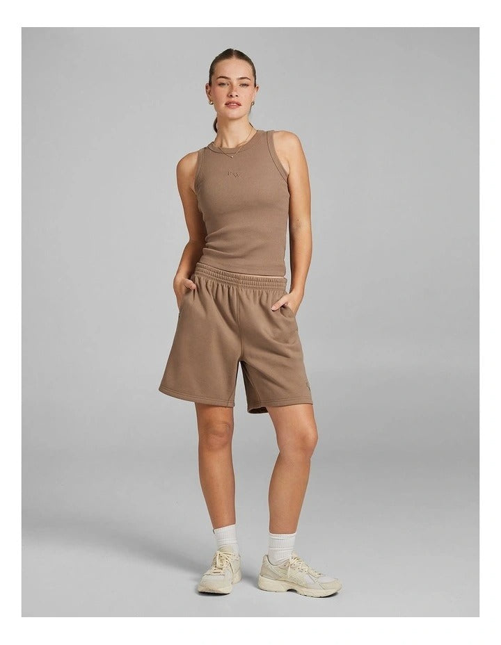 Rockwear Rib Tank in Caramel for Women