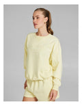 Rockwear Cosy Fleece Crew Sweater in Sunflower - Women’s Soft Fleece Sweater
