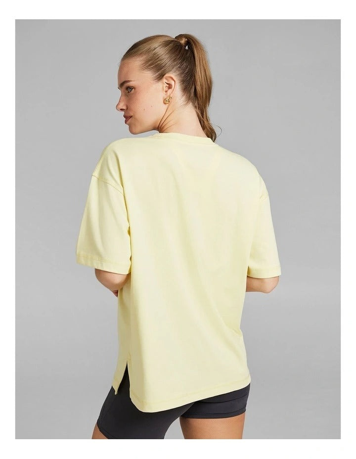 Rockwear Heavyweight Oversize Tee in Sunflower for Women