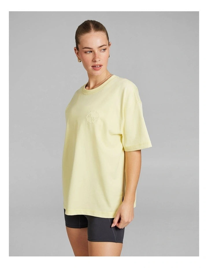 Rockwear Heavyweight Oversize Tee in Sunflower for Women