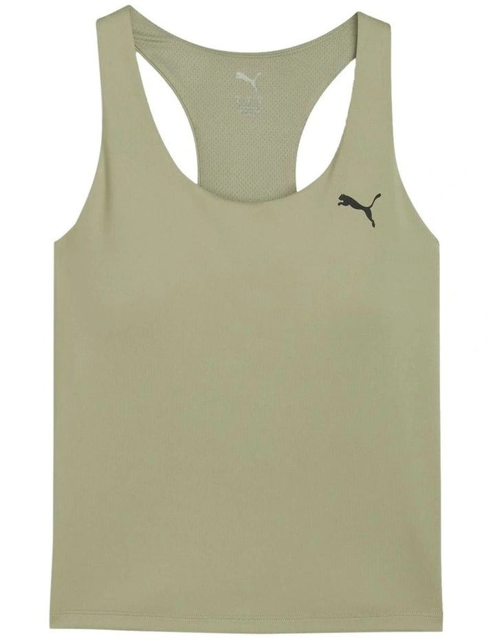 Puma W Tad Essential 2 In 1 Tank women’s training top with recycled polyester, breathable mesh inserts, and moisture-wicking fabric