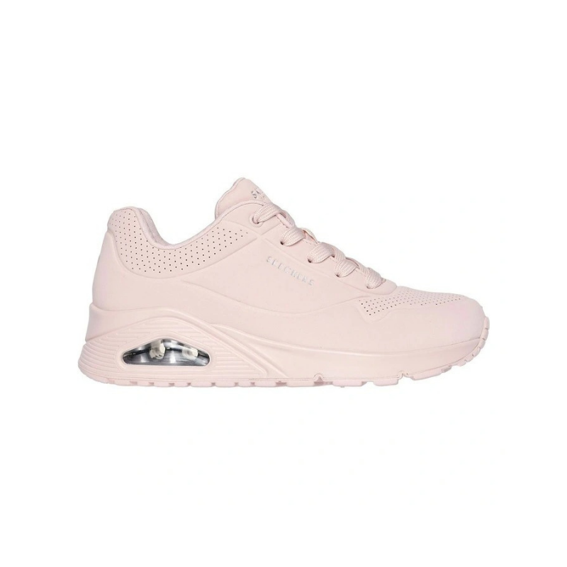 Skechers Uno Stand On Air 73690 Sneakers in Pink with cushioned midsole and modern sporty design