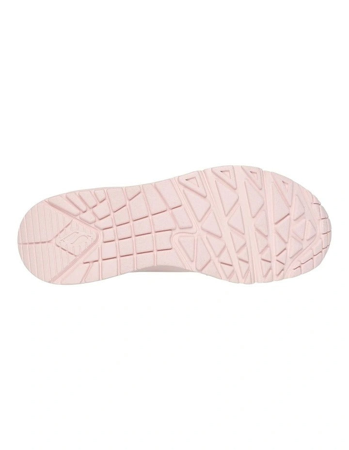 Skechers Uno Stand On Air 73690 Sneakers in Pink with cushioned midsole and modern sporty design