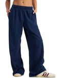 Bonds Denim Wash Wide Leg Trackie in Sea Blue Denim relaxed women’s lounge pants