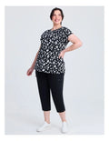 Taking Shape Cotton Active Graphic T-shirt in Print, featuring a fun animal print, round neckline, and rounded hem for a stylish and sporty look.