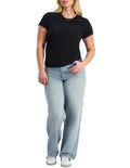Classic crew tee made from 100% cotton with soft jersey fabric, midweight comfort, and timeless everyday style