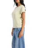 Midweight Crew Tee in 100% cotton with classic fit, crew neckline, soft jersey fabric, and timeless everyday style
