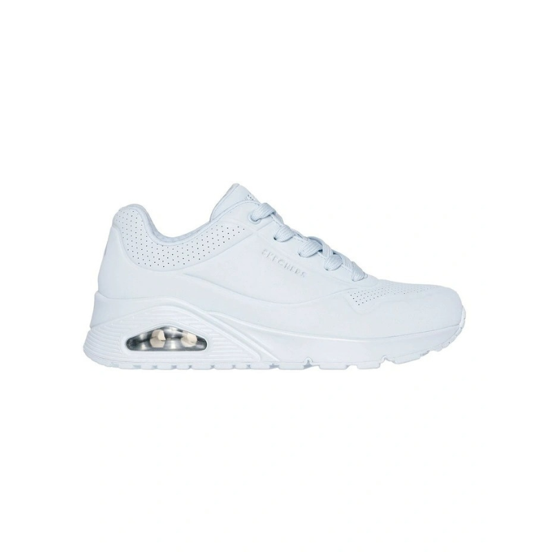 Skechers 73690 Uno Stand On Air sneakers in Light Denim with cushioned air-cooled comfort and stylish casual design