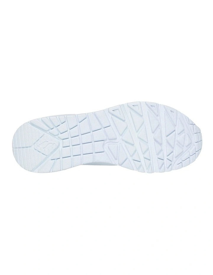 Skechers 73690 Uno Stand On Air sneakers in Light Denim with cushioned air-cooled comfort and stylish casual design