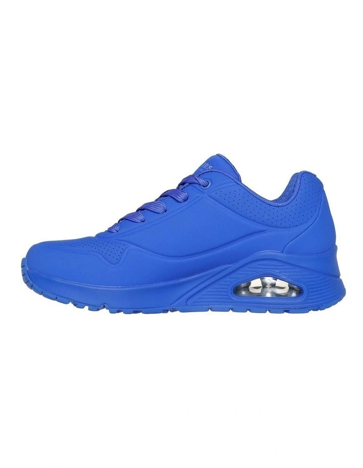 Skechers 73690 Uno Stand On Air sneakers in royal blue side view