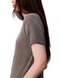Calvin Klein women’s top in 100% viscose with classic fit and ribbed knit trim – minimalist essential for modern wardrobes