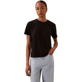 Calvin Klein women’s 100% cotton short sleeve crew neck t-shirt with logo across chest
