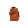 Stylish orange leather handbag for girls by LeatherLuxe – premium shoulder bag with elegant design and fine craftsmanship.