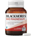 Blackmores Bio Magnesium Muscle Health Tablets 50 Pack, designed to support muscle function and reduce cramps, featuring a white bottle with a green label.
