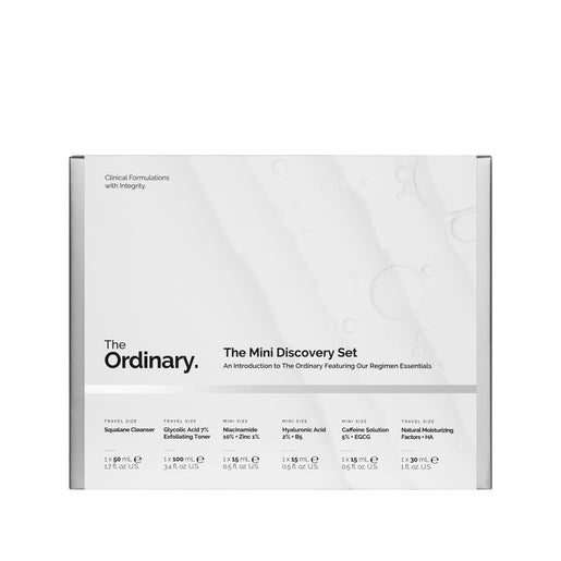 Travel size The Ordinary Mini Discovery skincare set