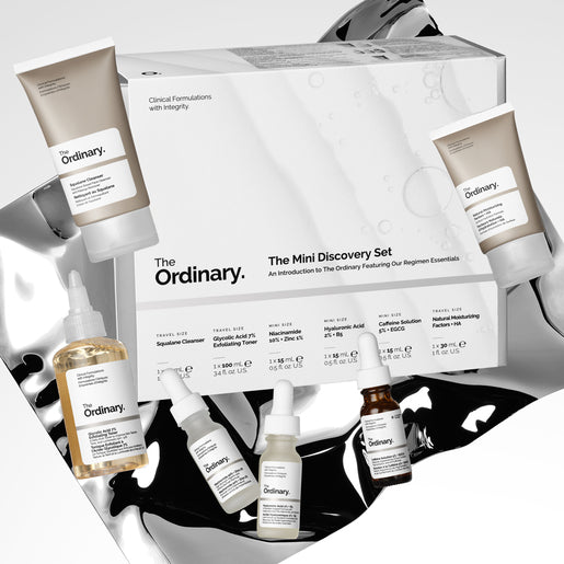 Travel size The Ordinary Mini Discovery skincare set