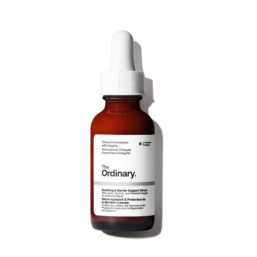 The Ordinary Soothing &amp; Barrier Support Serum 30mL bottle with packaging.