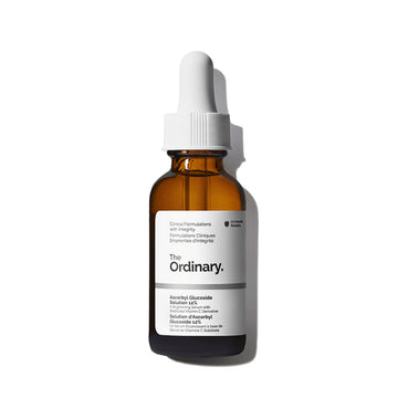 The Ordinary Ascorbyl Glucoside Solution 12% 30mL skincare serum bottle.&nbsp;