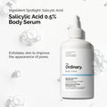 Exfoliating body serum The Ordinary 240mL packaging