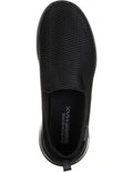 Skechers GOwalk Joy Slip-On Sneaker in Black - lightweight cushioned walking shoes for women