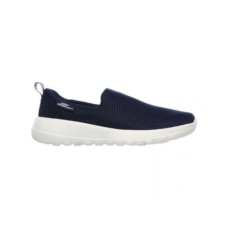 Skechers GOwalk Joy Slip-On Sneaker in Navy with lightweight cushioning and breathable comfort for walking