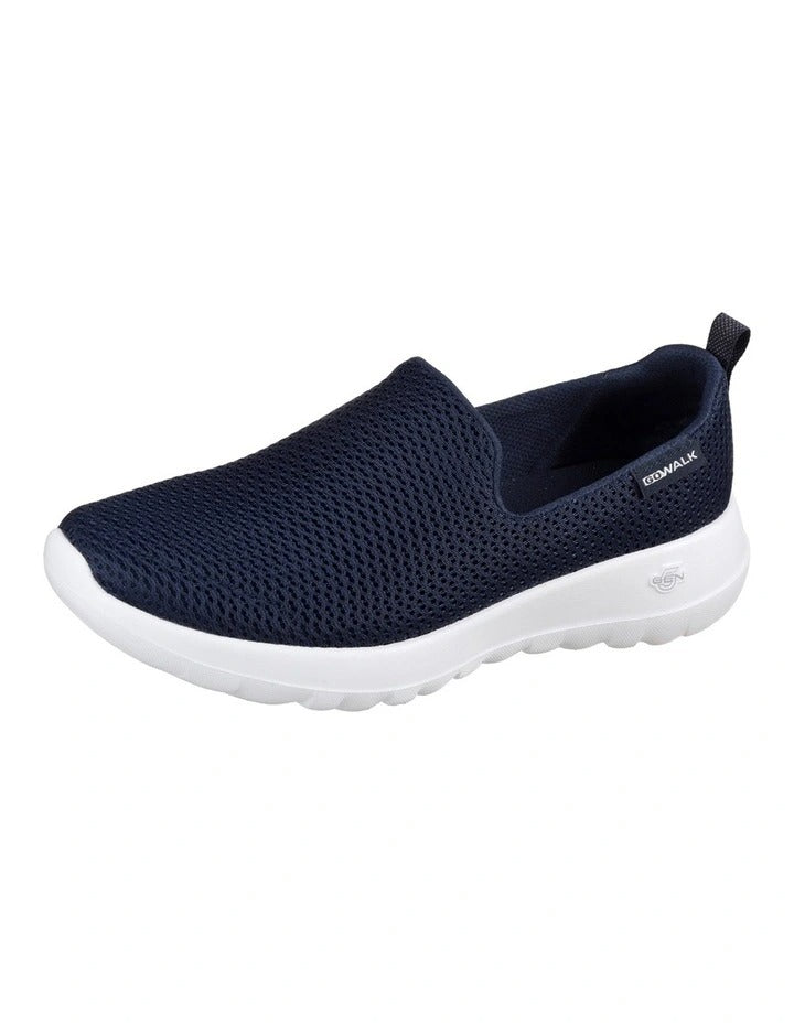 Skechers GOwalk Joy Slip-On Sneaker in Navy with lightweight cushioning and breathable comfort for walking