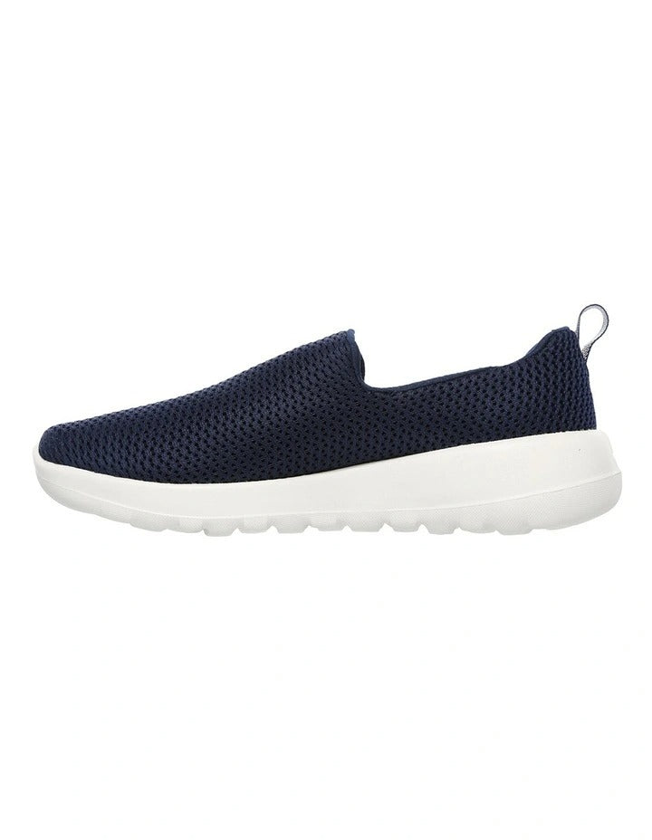 Skechers GOwalk Joy Slip-On Sneaker in Navy with lightweight cushioning and breathable comfort for walking