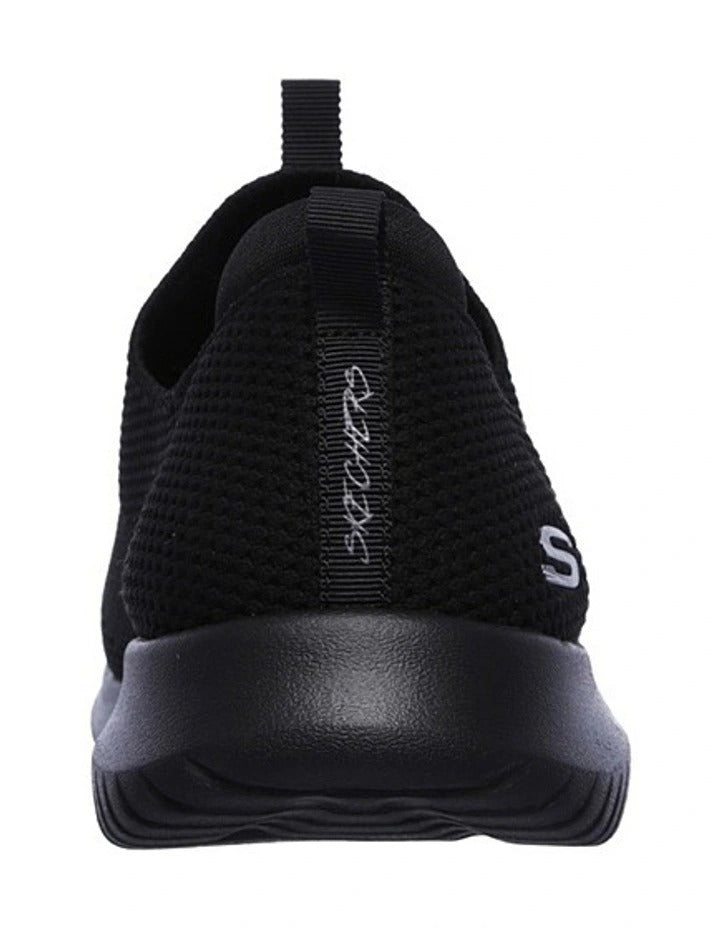 Skechers Ultra Flex First Take Slip-on Sneaker in Black - lightweight breathable slip-on shoes for women