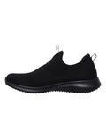 Skechers Ultra Flex First Take Slip-on Sneaker in Black - lightweight breathable slip-on shoes for women