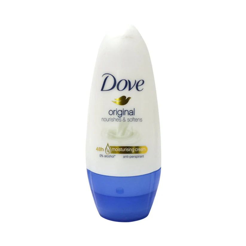 Dove Roll On Deodorant Original 40ml gentle underarm protection